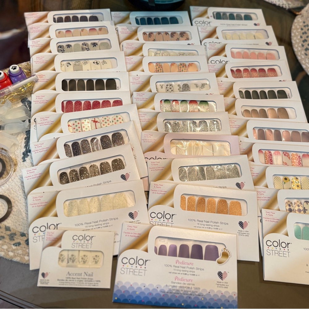 30 Color Street Nail Polish Strip Variety Packs